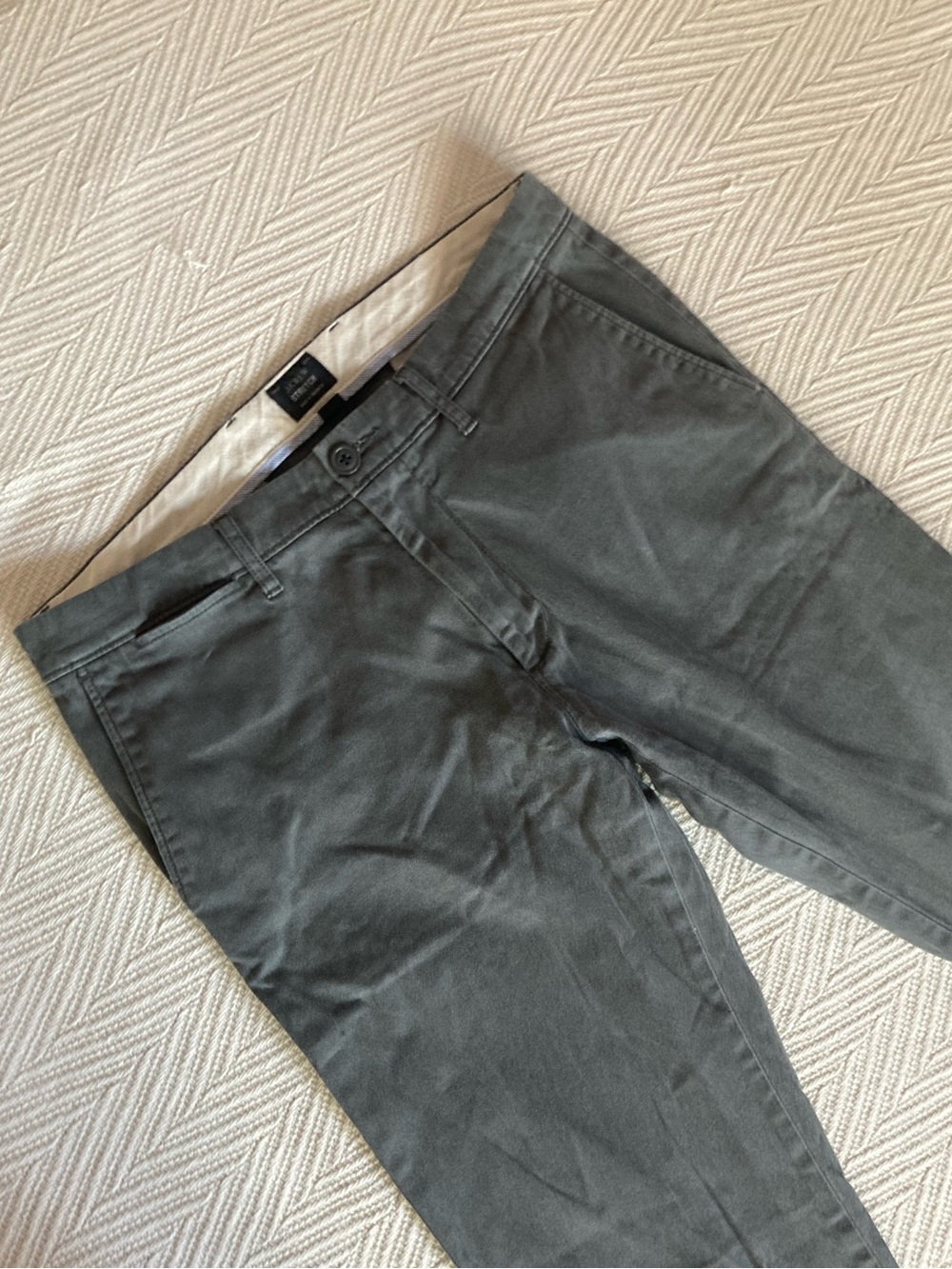 J. Crew Slim Charcoal Chinos size 30/34